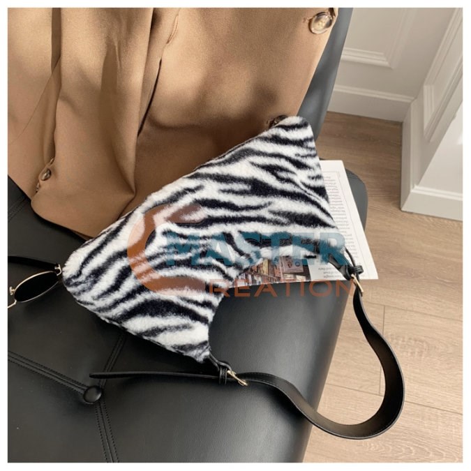 Zebra Fur Handbag