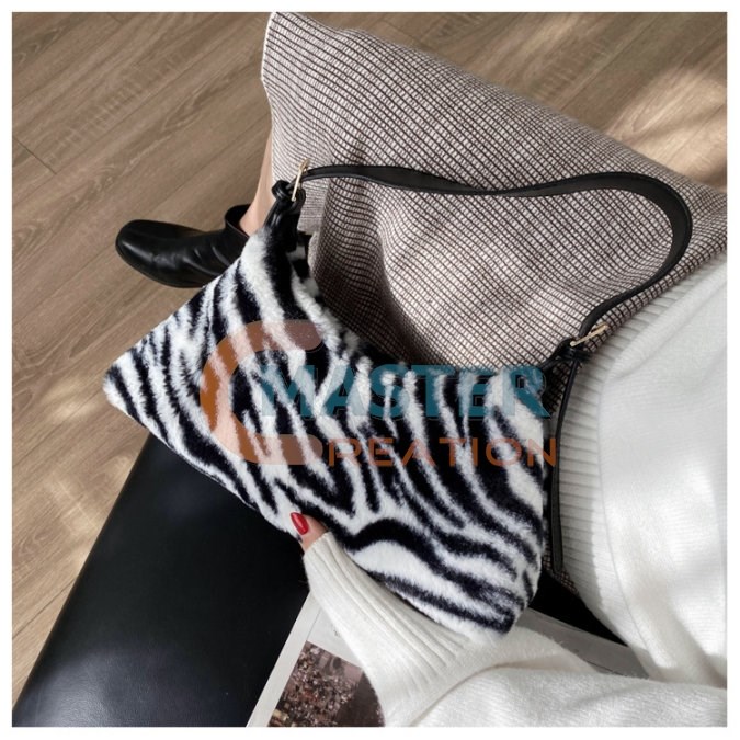 Zebra Skin Handbag