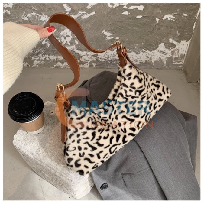 Leopard Fur Handbag