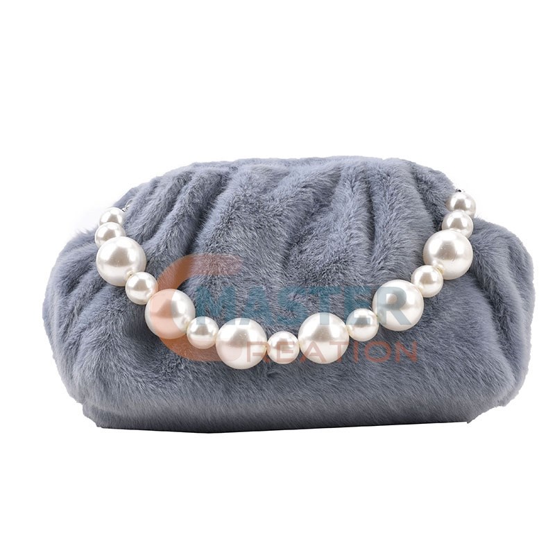 Pearl Plush Handbag