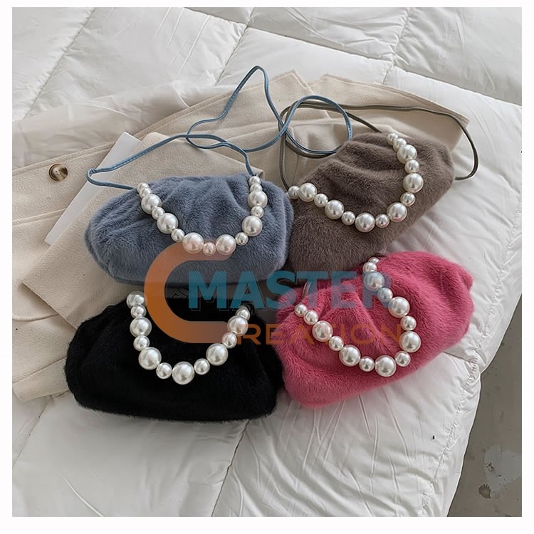 Colorful Pearl Handbag
