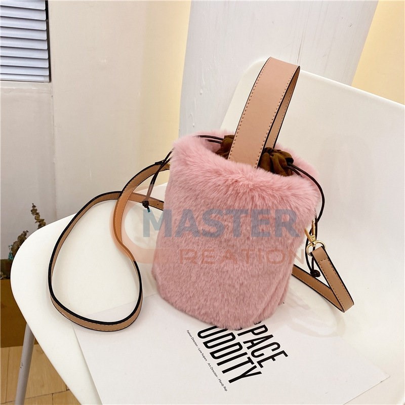 Pink Bucket Shoulder Bag