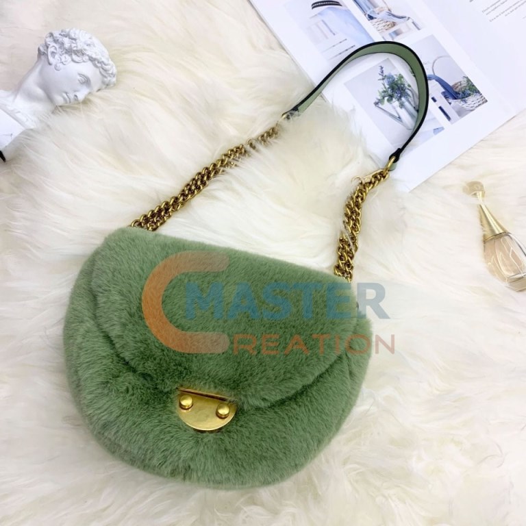 Winter Plush Shoulder Bag