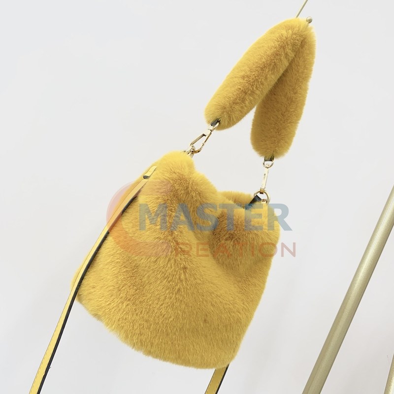 Yellow Plush Bag