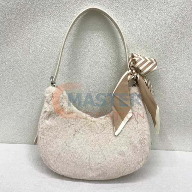 White Fur Bag