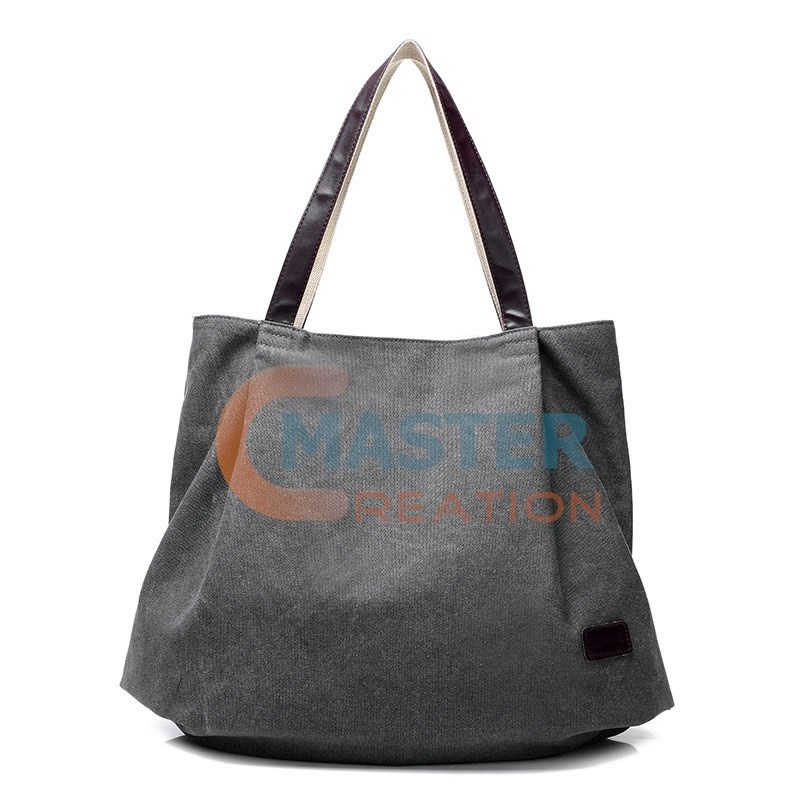 Gray Cotton Bag