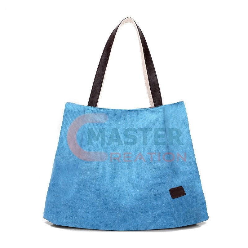 Blue Cotton Bag