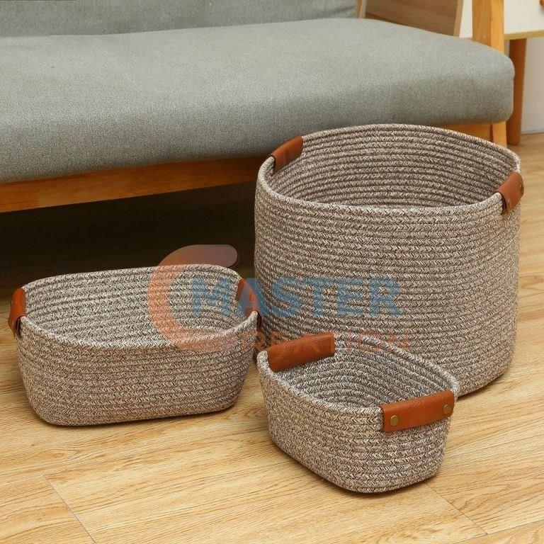Knitted Basket Bag