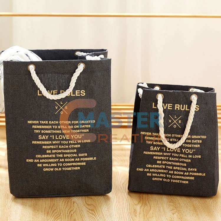 Black Cotton Bag