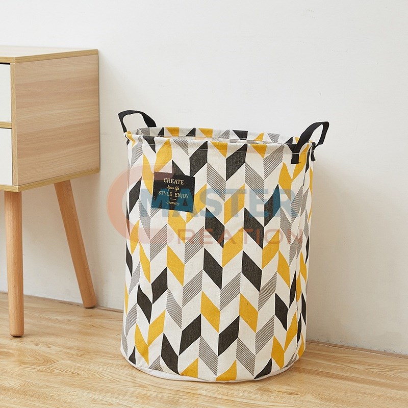 Geometry Basket Bag