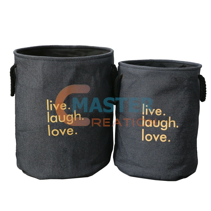 Canvas Bucket Bag