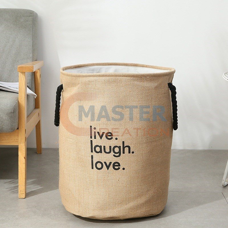 Beige Basket Bag