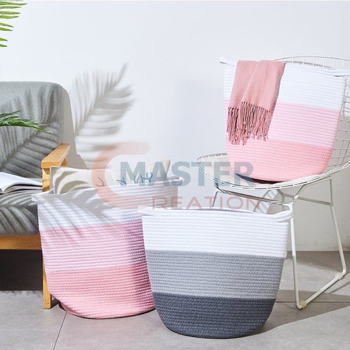 Cotton Rope Bucket Bag