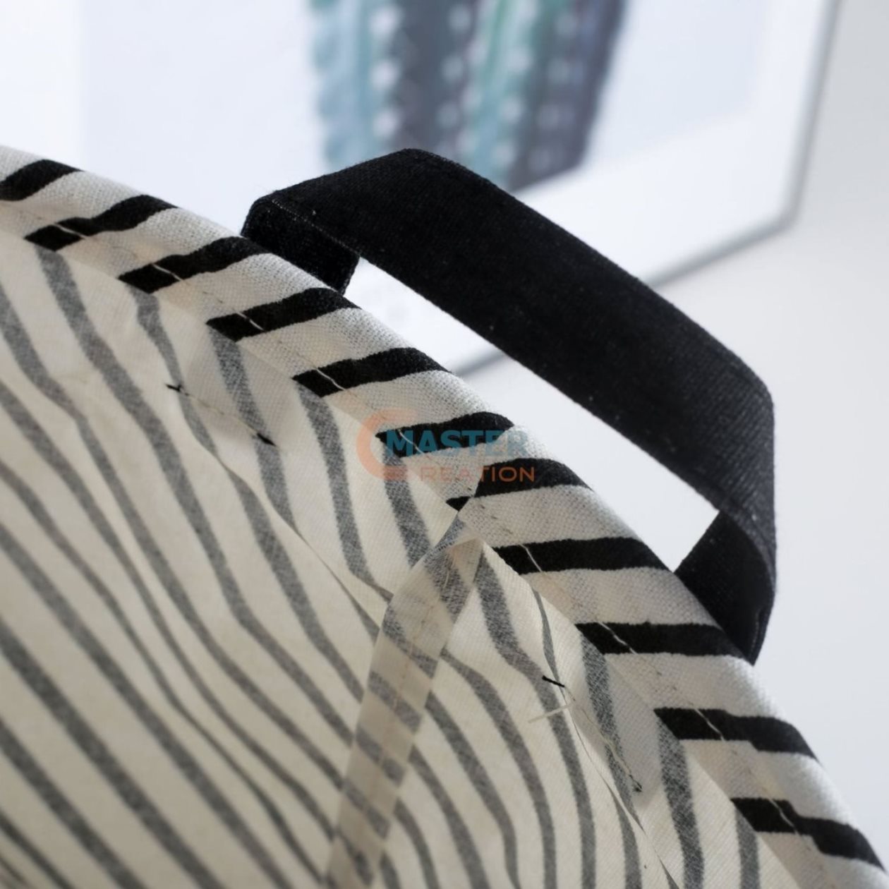 Striped Cotton Bag