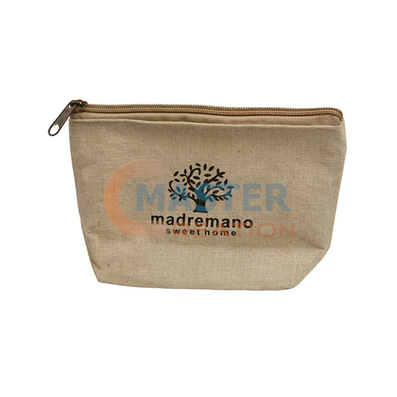 Linen Cosmetic Bag