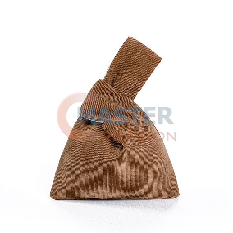 Brown Velvet Handbag