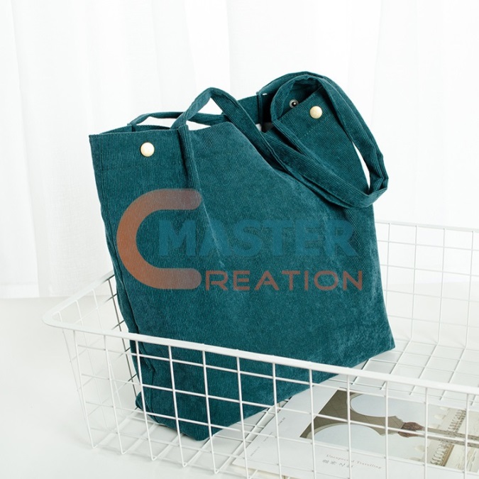 Green Velvet Tote