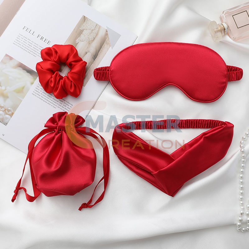 Red Silk Eyeshade