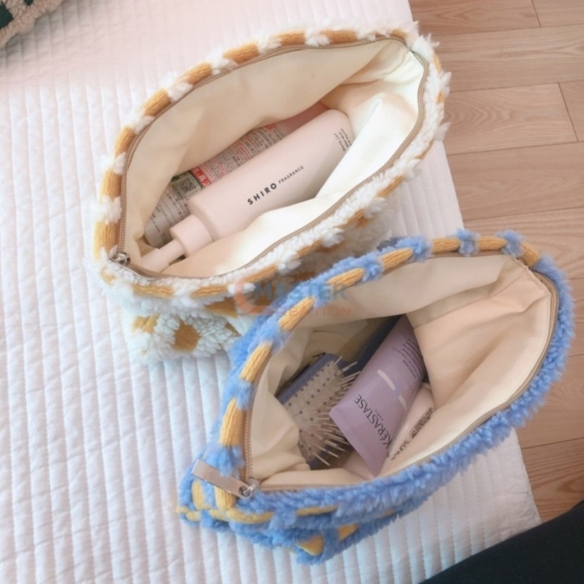 Warm Plush Cosmetic Bag
