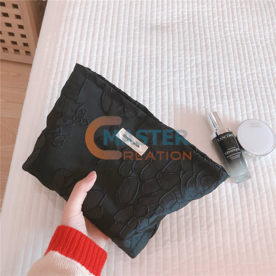 Black Flower Bag