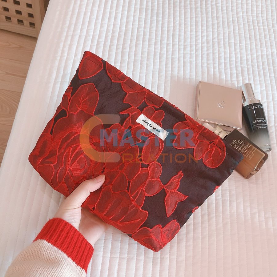 Red Cosmetic Bag