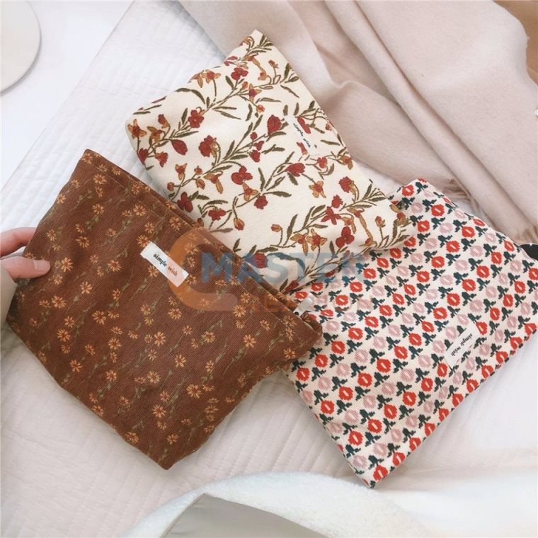 Brown Velvet Bag