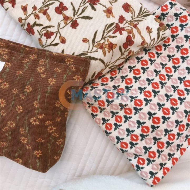 Flower Velvet Bag