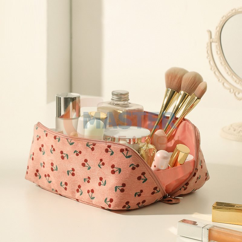 Orange Makeup Bag