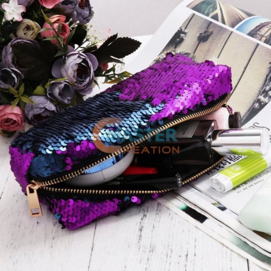 Purple Cosmetic Bag