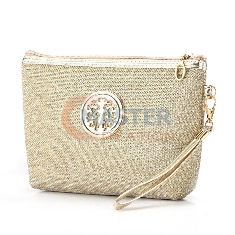 Beige Glitter Bag