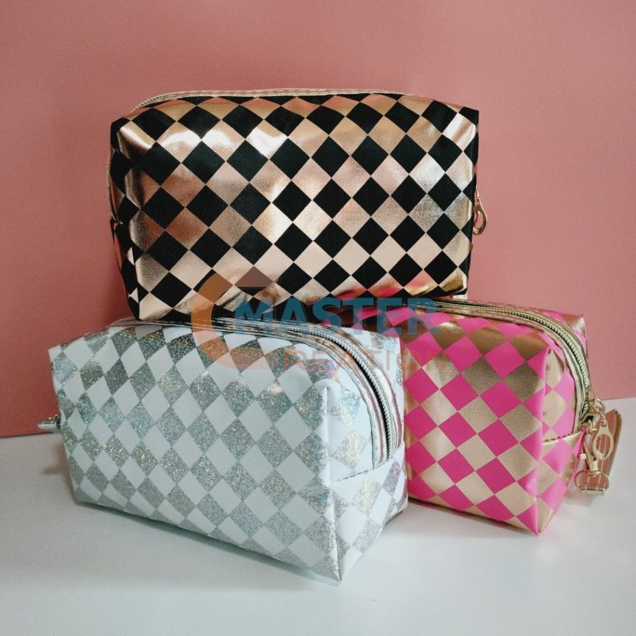 Plaid Cosmetic Bag