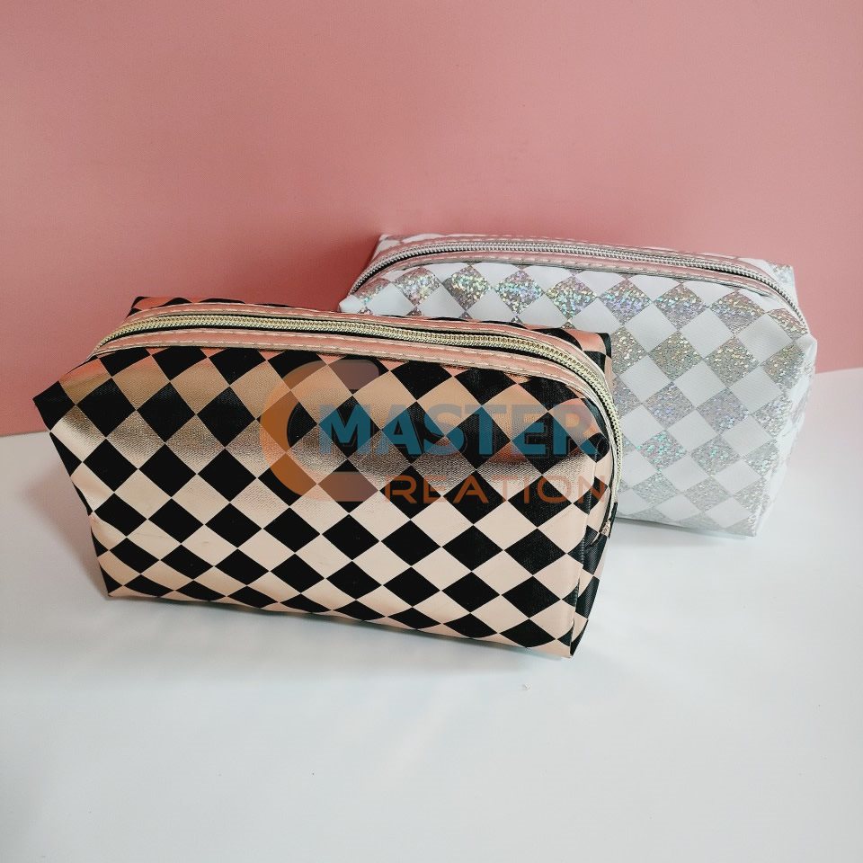 Gold Plaid Bag