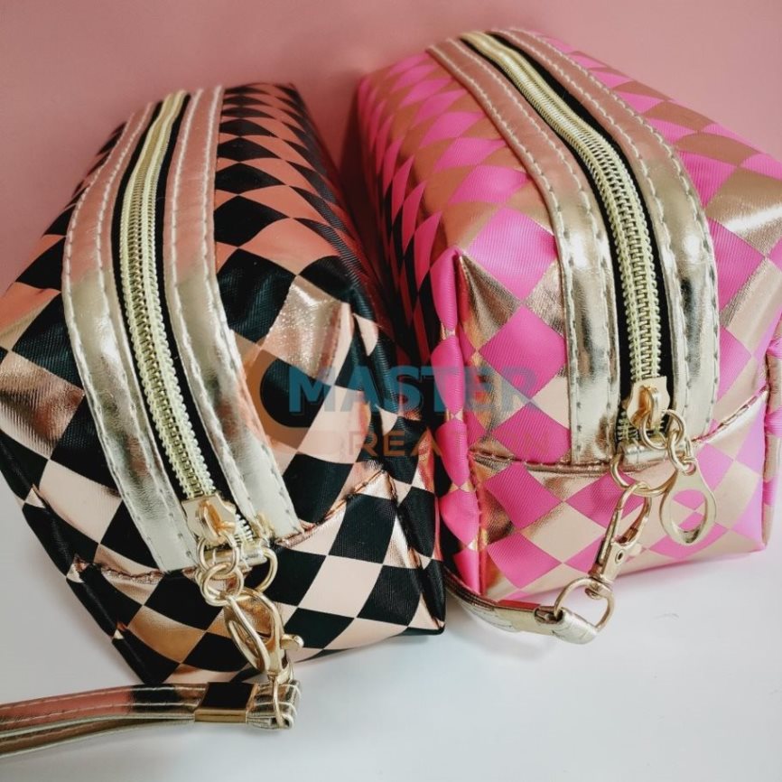 Golden Plaid Bag