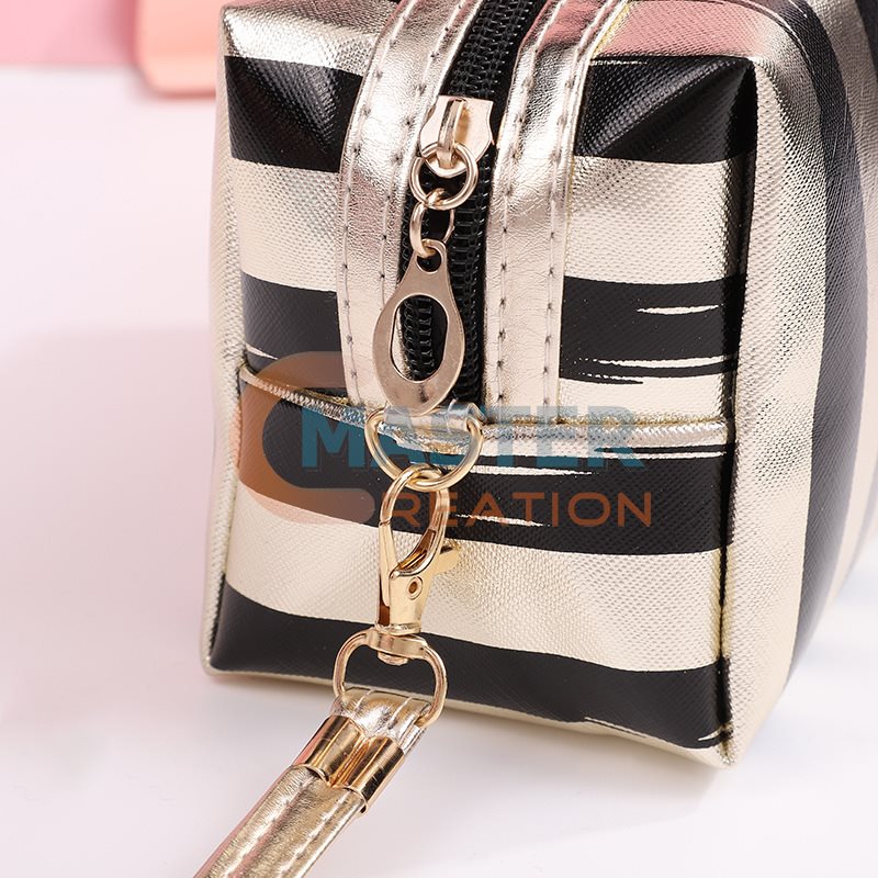 Black Striped Bag