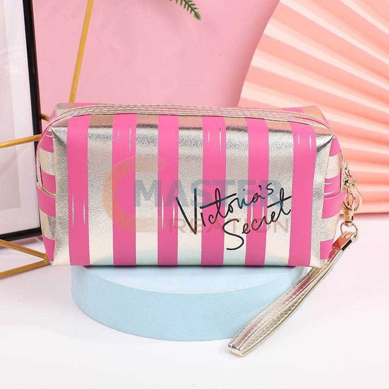 Pink Striped Bag