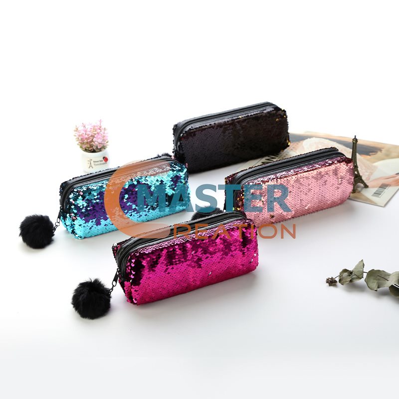Sequin Pencil Case