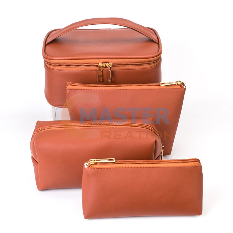 Orangered Cosmetic Bag