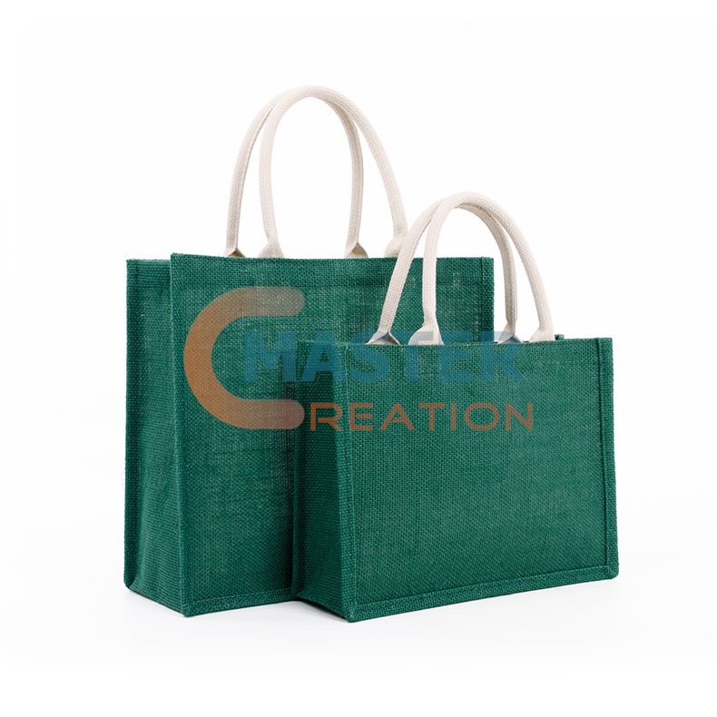 Green Linen Bag