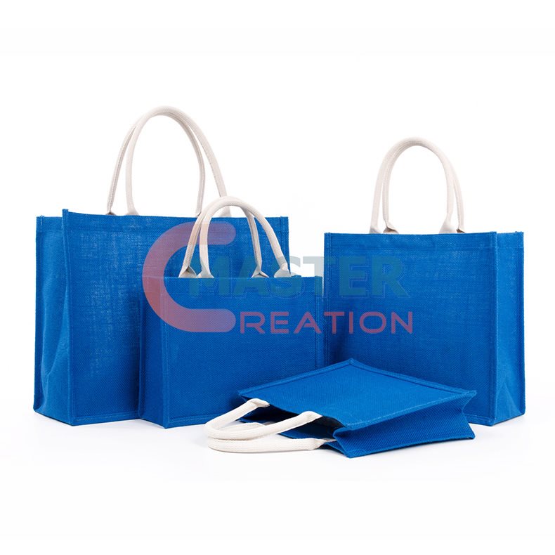Blue Jute Tote