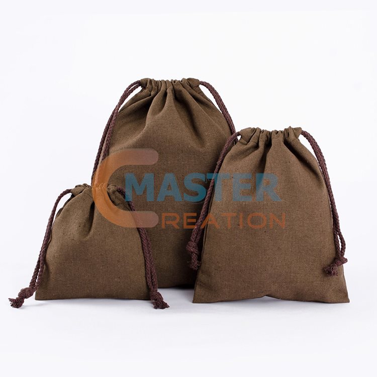Drawstring Linen Bag