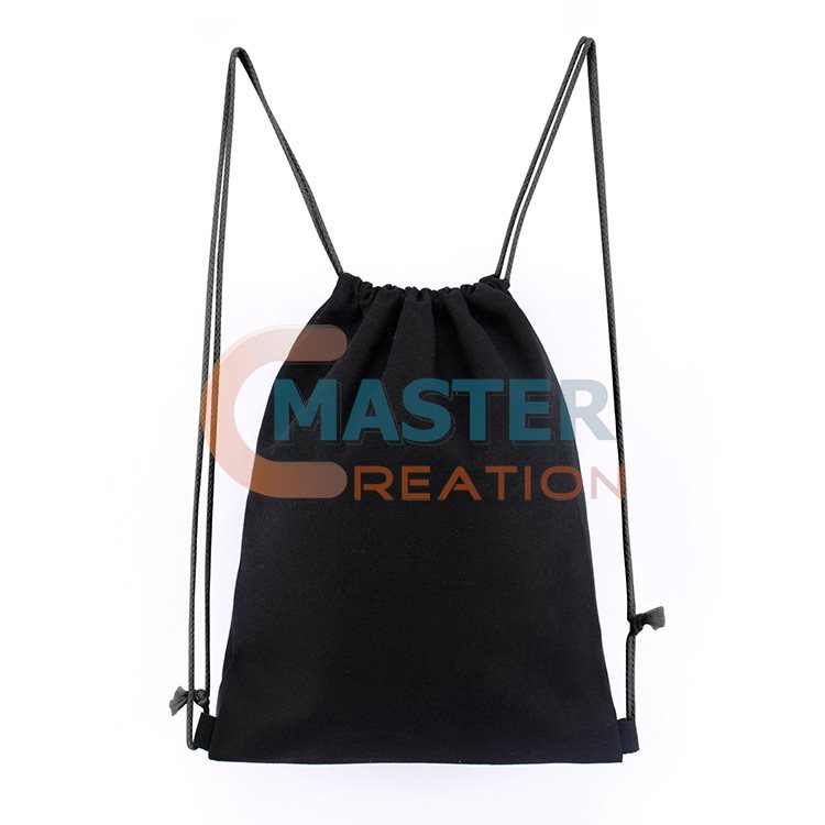 Black Jute Backpack