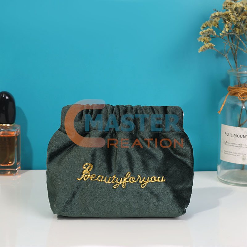 Drawstring Velvet Purse