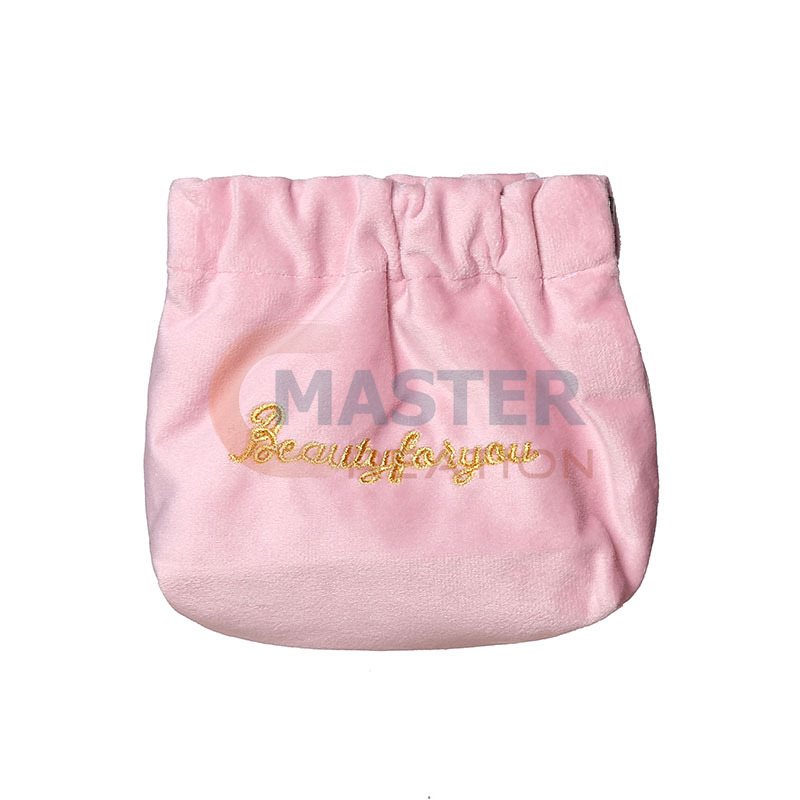 Pink Fleece Clutch