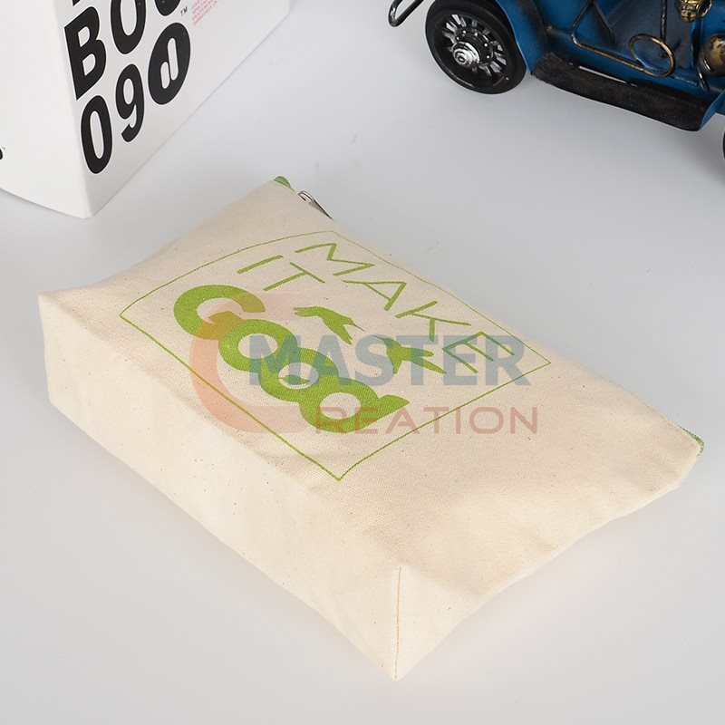 Beige Cotton Purse