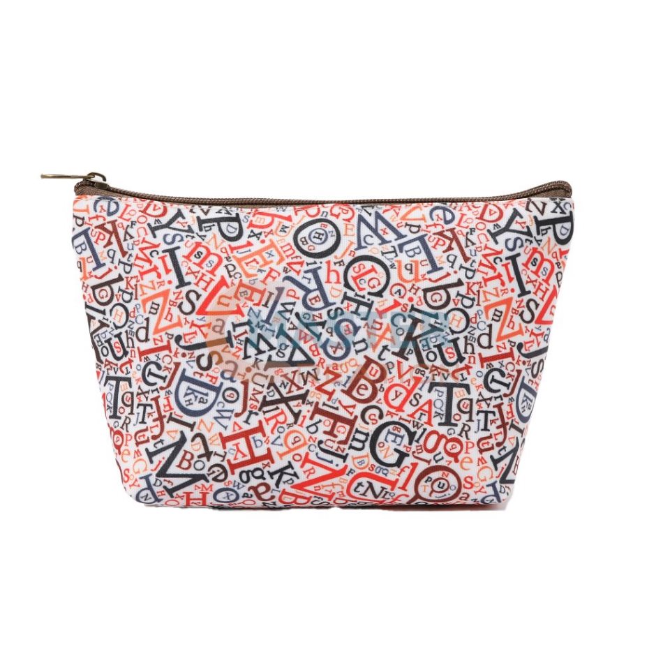 Letter Print Cotton Bag