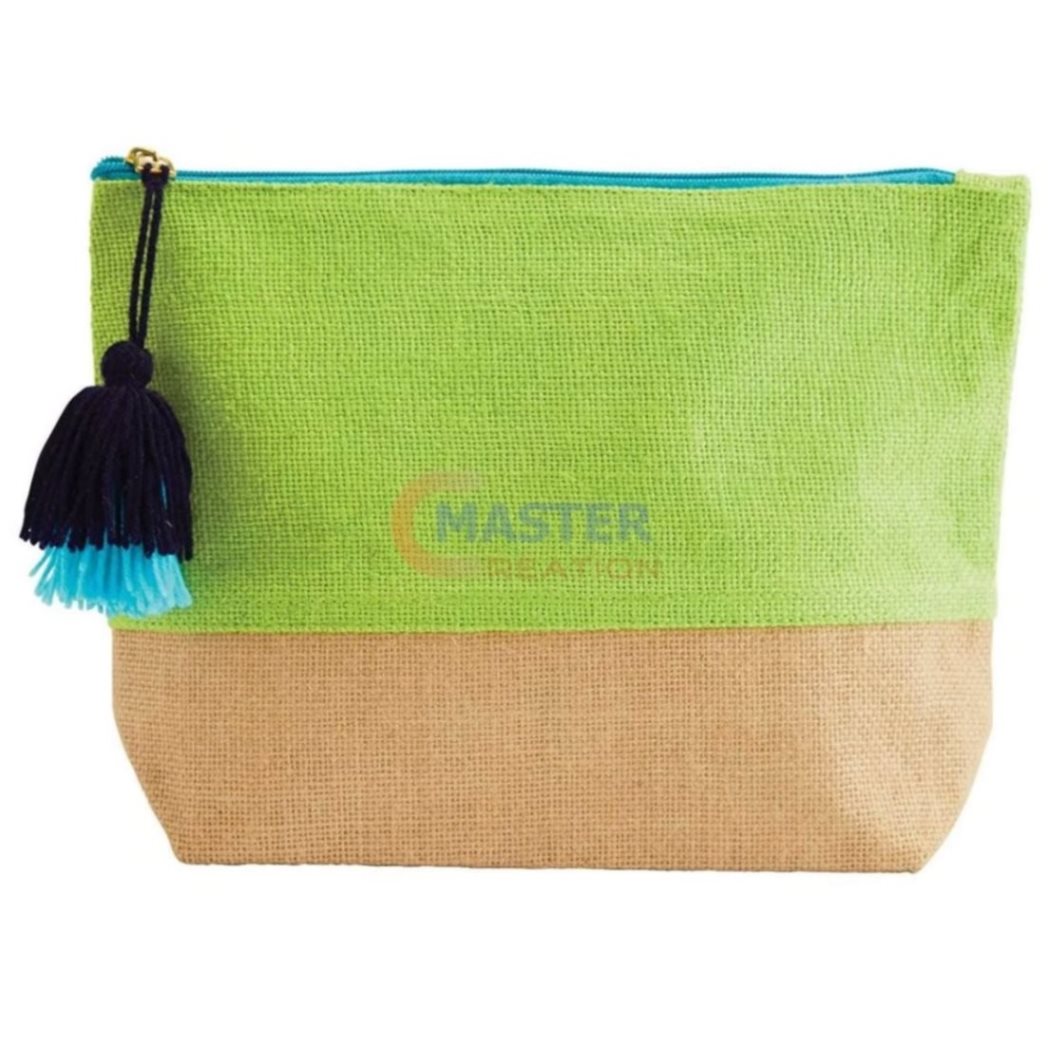 Jute Cosmetic Bag