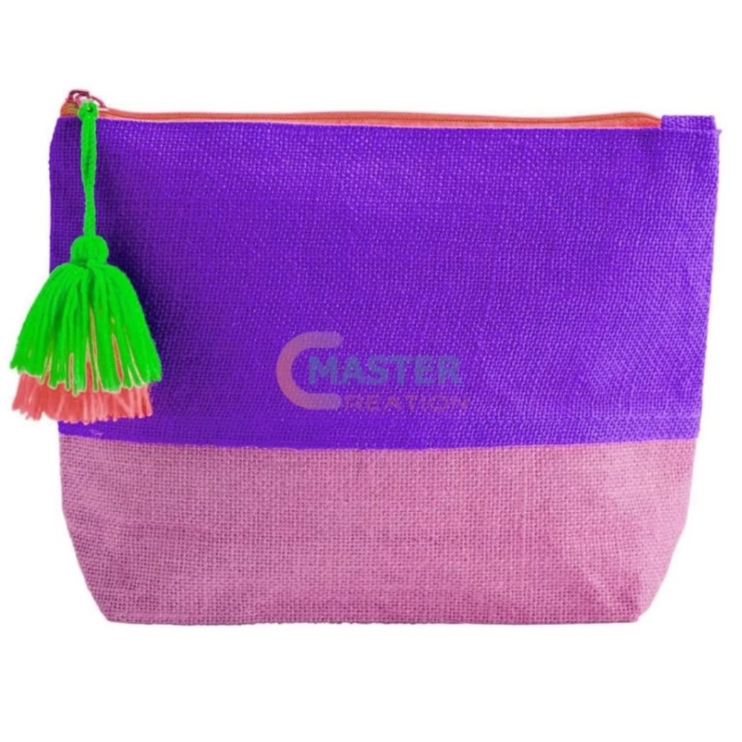 Linen Cosmetic Bag