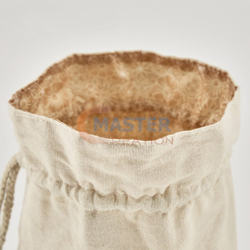 Wide Drawstring Pouch