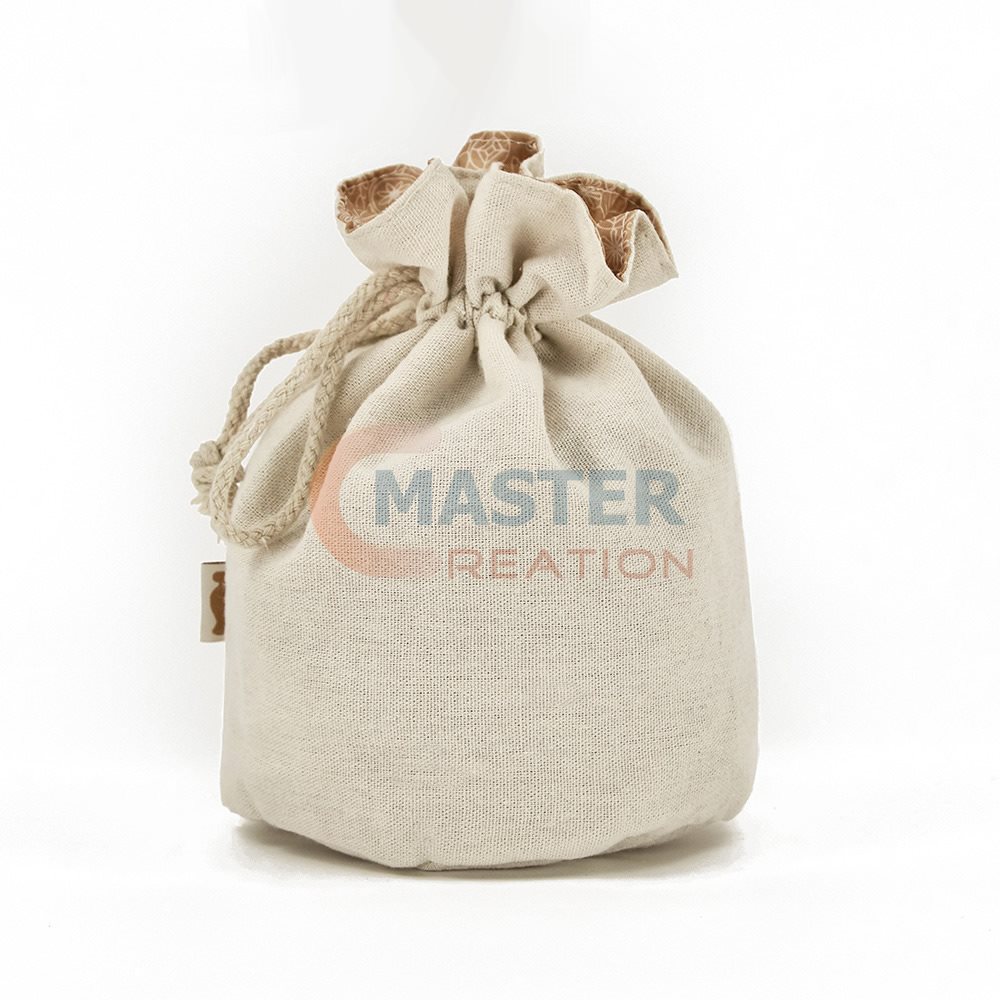 Thin Cotton Drawstring Bag