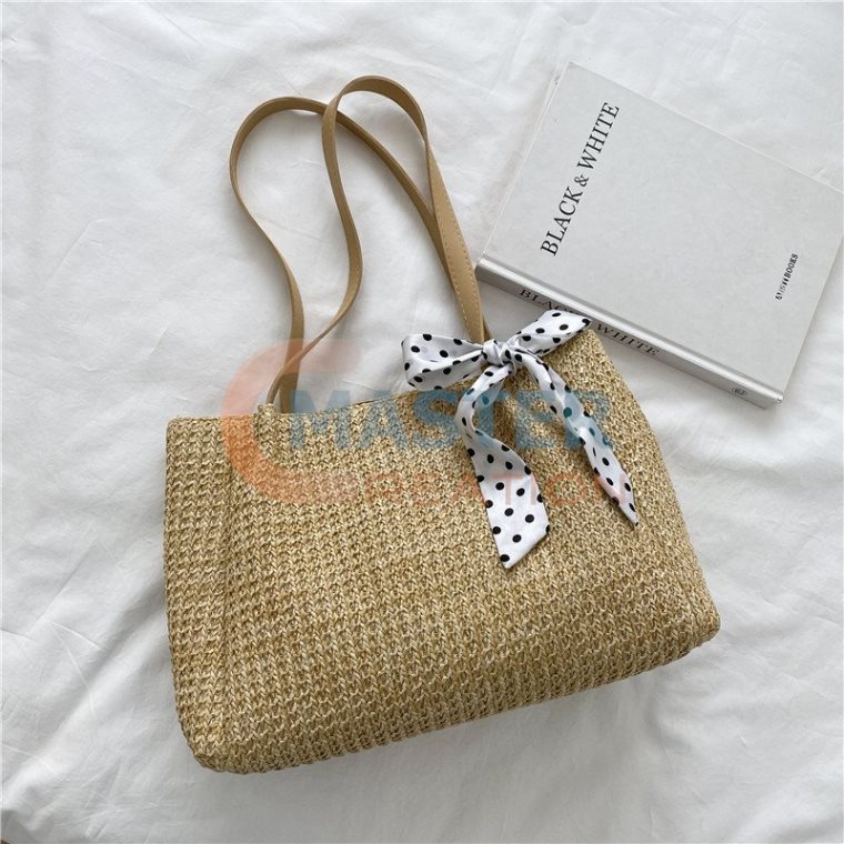 Portable Straw Handbag